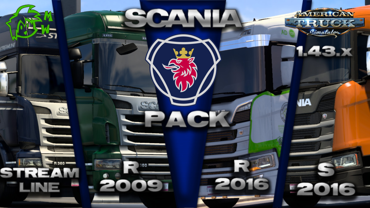 Scania Pack Mod ATS Act y Edt by Joster91 & SMangaMaker
